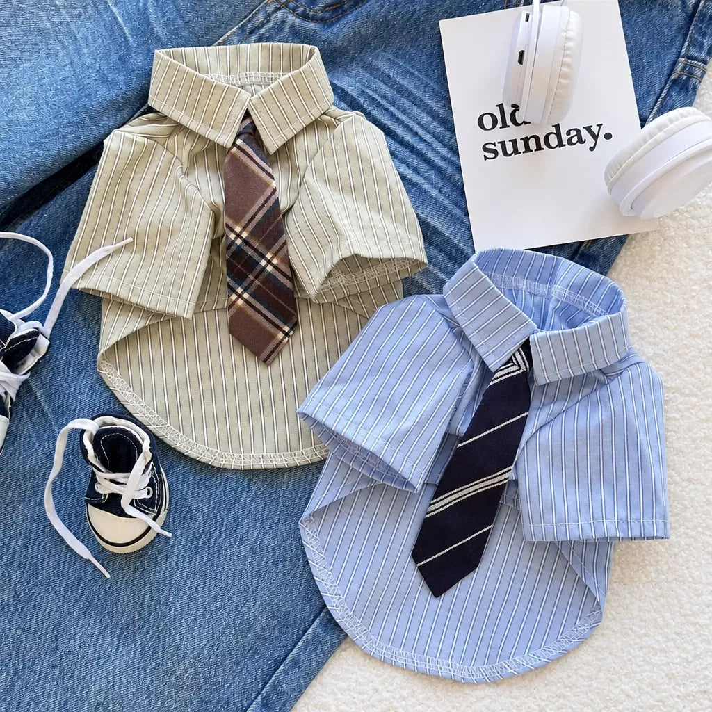 Lightweight Cotton-Linen Shirt for Cats and Dogs