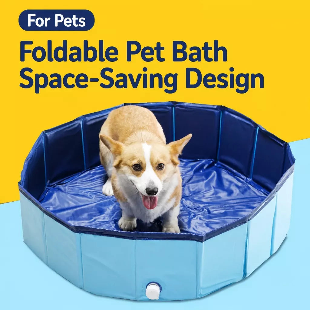 Foldable Pet Bath Basin for Dogs & Cats