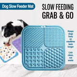 Silicone Slow Feeder Lick Mat for Dogs & Cats