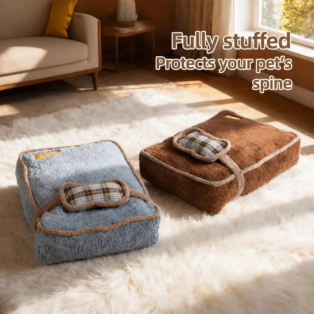 Plush Washable Pet Bed Mat