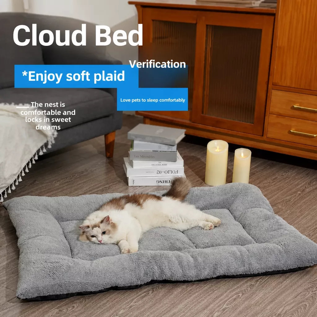 Gray Techno-Fabric Bed for Dogs & Cats