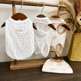 Lightweight Star Print Pet Vest for Small Dogs and Cats
