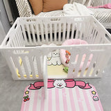 Plastic Modular Indoor Dog Playpen with Door