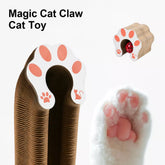 Foldable Accordion Cat Scratcher Toy with Bell