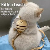 Small Cat Harness and Leash Set for 2–17 lb Cats