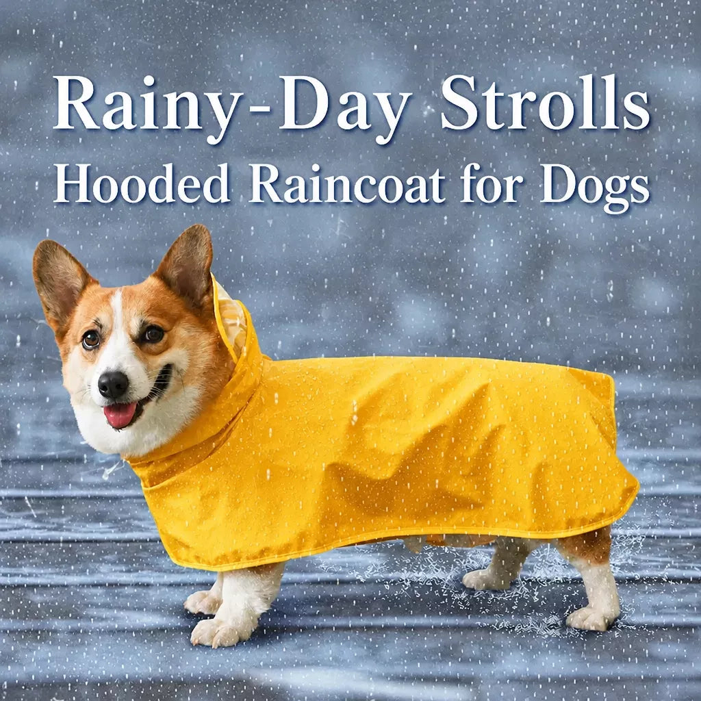 Four-Leg Dog Raincoat for Small to Medium Dogs