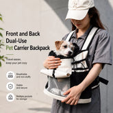 Breathable Pet Front Carrier Backpack for Cats and Small Dogs