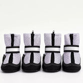 Breathable Mesh Dog Shoes with Zipper Closure