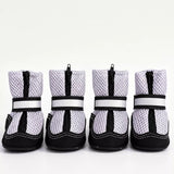 Breathable Mesh Dog Shoes with Zipper Closure