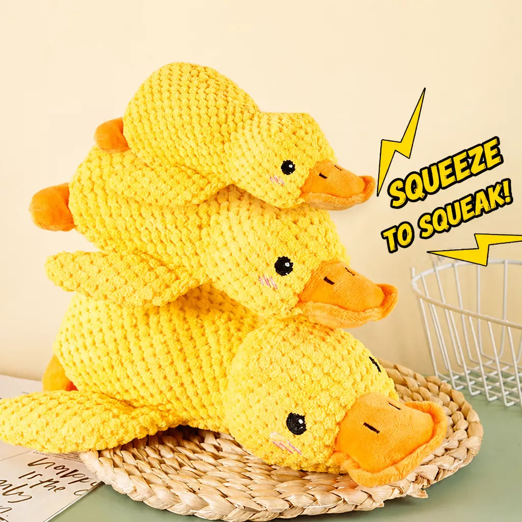 Plush Squeaky Dog Toy with Playful Animal Designs