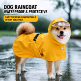 Full-Coverage Dog Raincoat Cape
