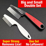 Fine-Tooth Flea Comb for Cats and Dogs
