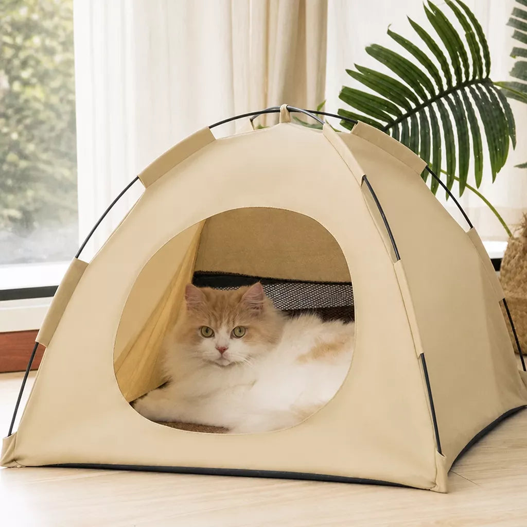 Portable Enclosed Cat Tent Bed