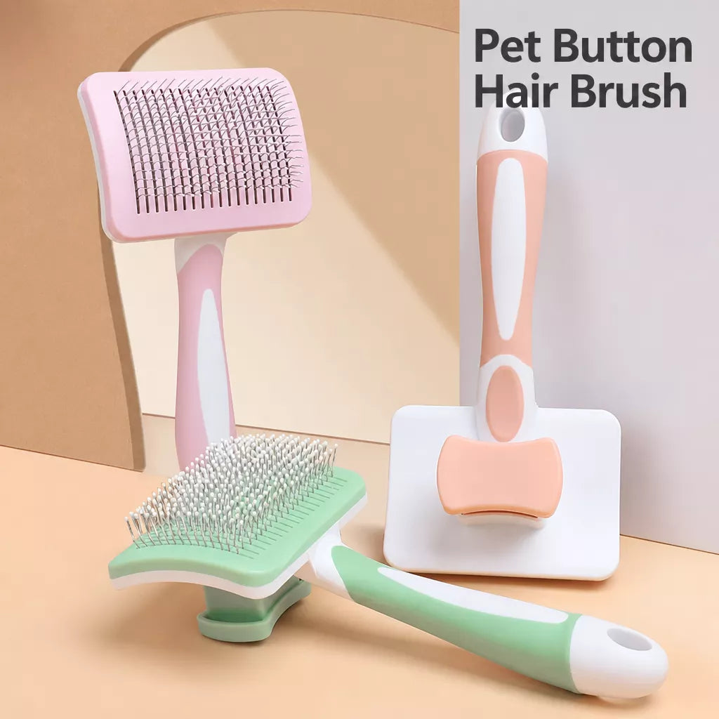 Self-Cleaning Deshedding Brush for Dogs & Cats
