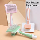 Self-Cleaning Deshedding Brush for Dogs & Cats