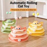 Interactive Cat Spinning Track Ball Toy