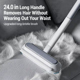Long-Handle Pet Hair Removal Brush for Sofas and Bedding