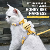 Nylon Cat Harness and Leash Set for Small Pets