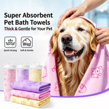 PVA Pet Bath Towel for Dogs and Cats
