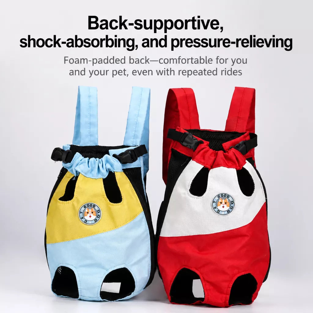 Front-Carry Pet Carrier Backpack for Small Dogs and Cats