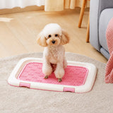 Flat Plastic Dog Potty Tray with Mesh Grate