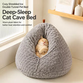 Enclosed Chicken-Shaped Cat Bed with Plush Interior
