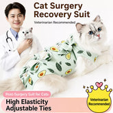 Cat Recovery Suit with Breathable Birdseye Mesh