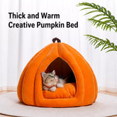 Enclosed Polyester Pet Bed for Cats and Small Dogs