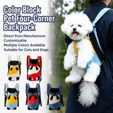 Front-Carry Pet Carrier Backpack for Small Dogs and Cats
