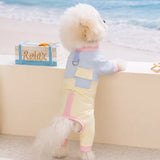 Lightweight Polyester Four-Leg Dog Summer Jumpsuit
