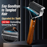 Double-Sided Stainless Steel Dematting Comb for Dogs & Cats