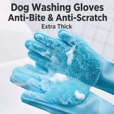 Pet Bathing Grooming Glove for Dogs and Cats