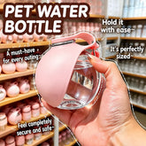 Portable Pet Water Bottle with Foldable Silicone Bowl
