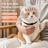 Clear Plastic Cone Collar for Cats