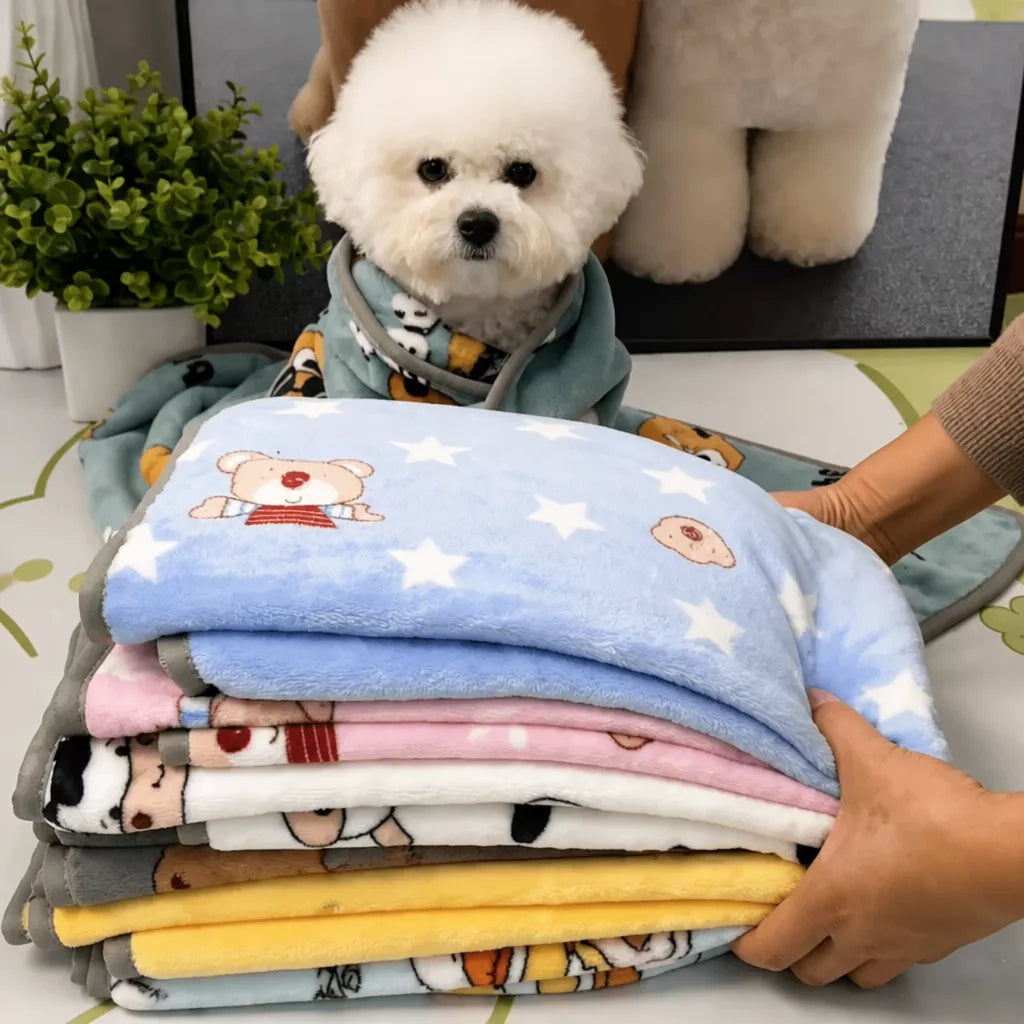 Fleece Pet Blanket for Dogs and Cats