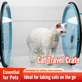 Transparent Rolling Cat Carrier