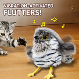 Automatic Flying Bird Cat Toy with Fluttering Wings
