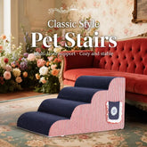 Pet Stairs for Small Dogs with Removable, Washable Design