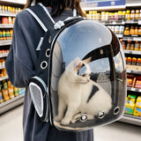 Transparent Pet Carrier Backpack for Cats and Small Dogs