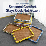 Year-Round Woven Pet Bed Mat for Dogs & Cats