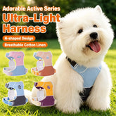 Vest-Style Dog Harness with Leash