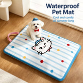 Waterproof Striped Pet Bed Mat