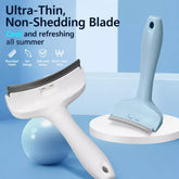 Curved Pet Deshedding Comb for Cats and Dogs