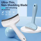 Curved Pet Deshedding Comb for Cats and Dogs