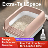 Enclosed Cat Litter Box with Scoop