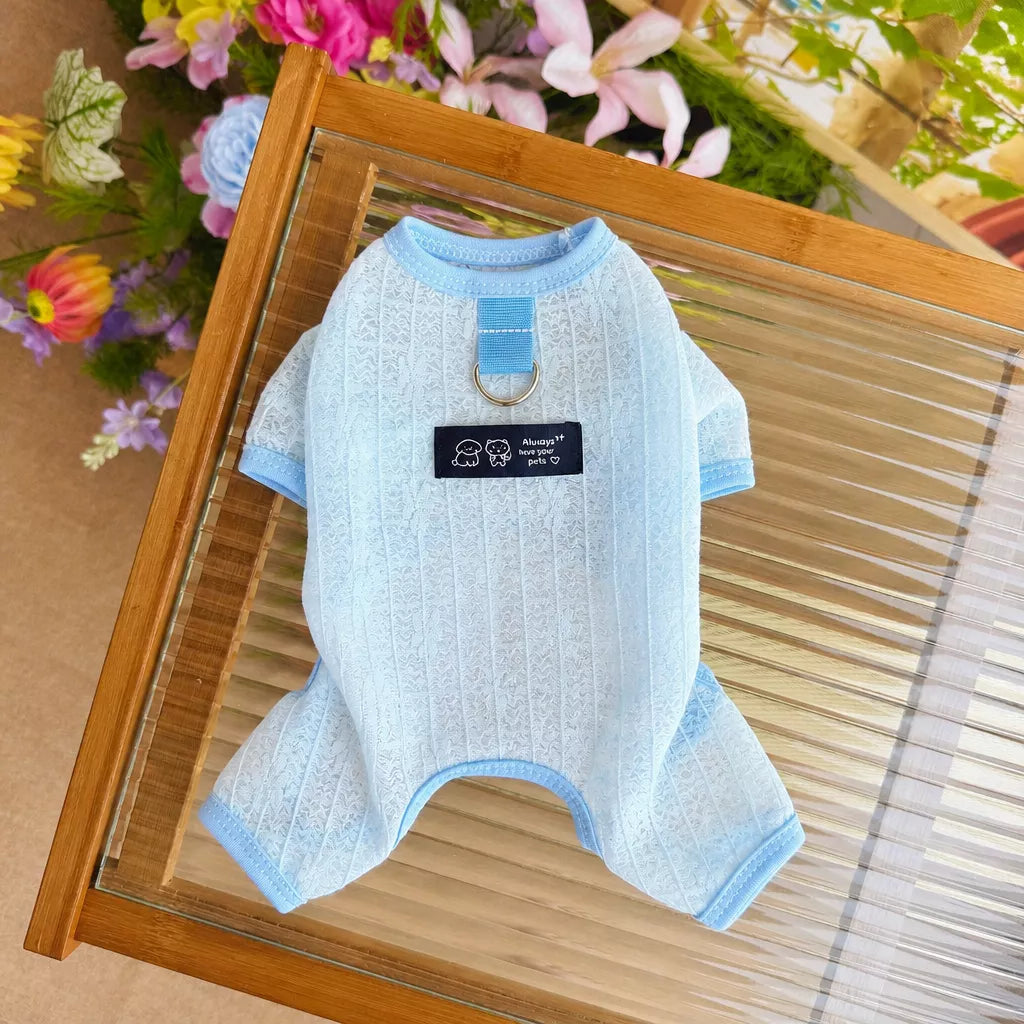 Lightweight Mesh Four-Leg Pet Suit