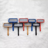 Cushion-Backed Wood-Handle Pin Brush for Cats and Dogs