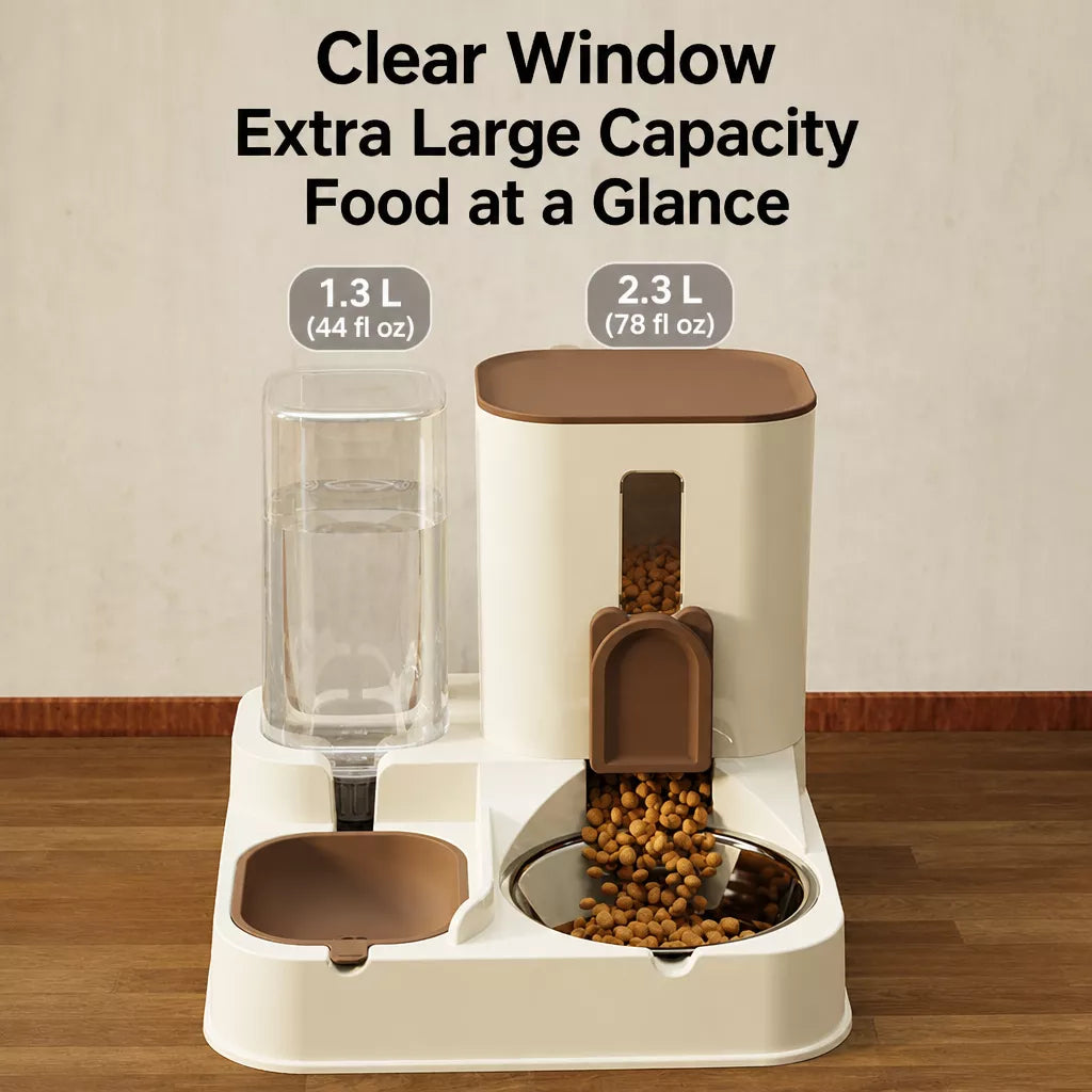 Pet Food and Water Bowl for Cats and Dogs