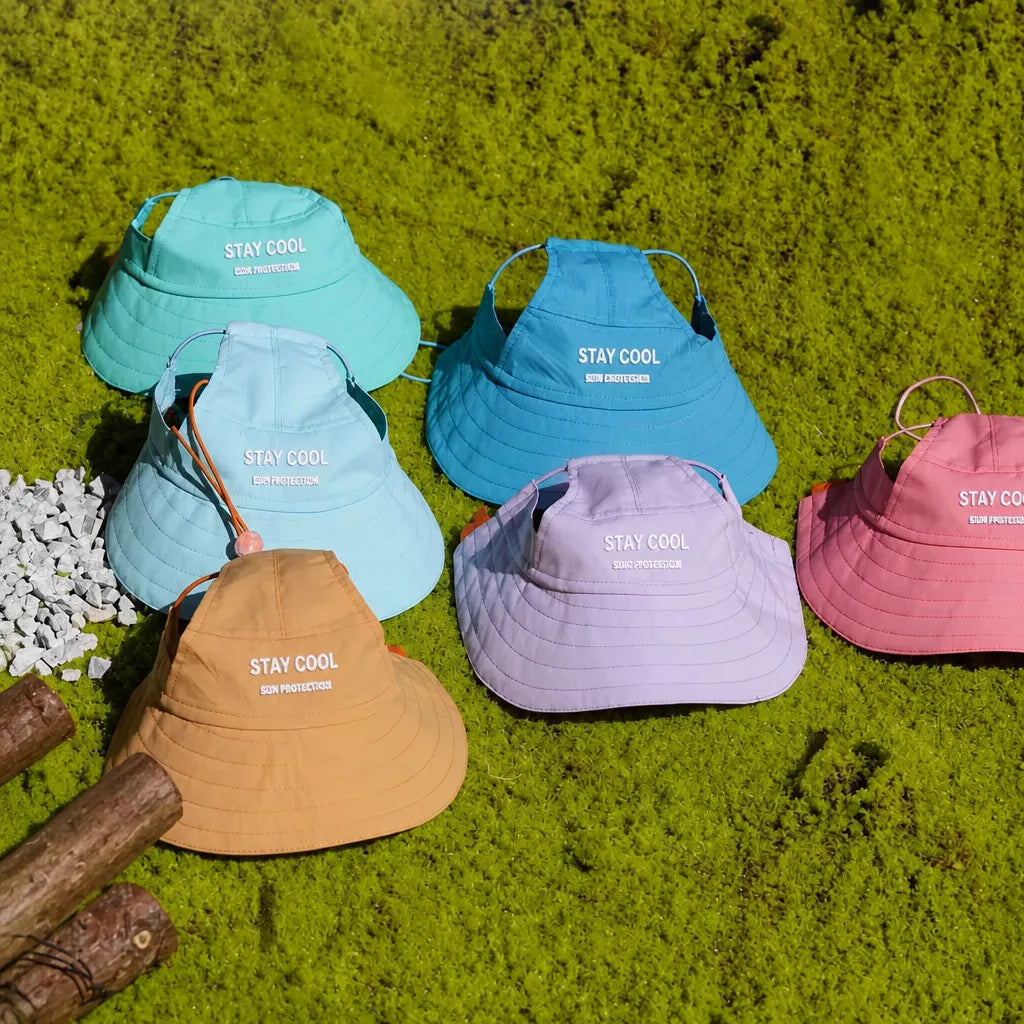 Adjustable Fisherman-Style Sun Hat for Dogs