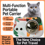 Capsule Pet Carrier Backpack for Cats and Small Dogs Up to 16 lb